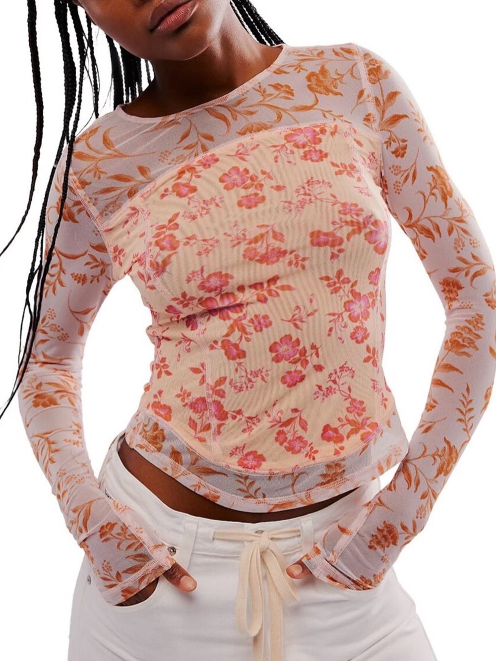 Free People Betty’s Garden Long-Sleeve shirt